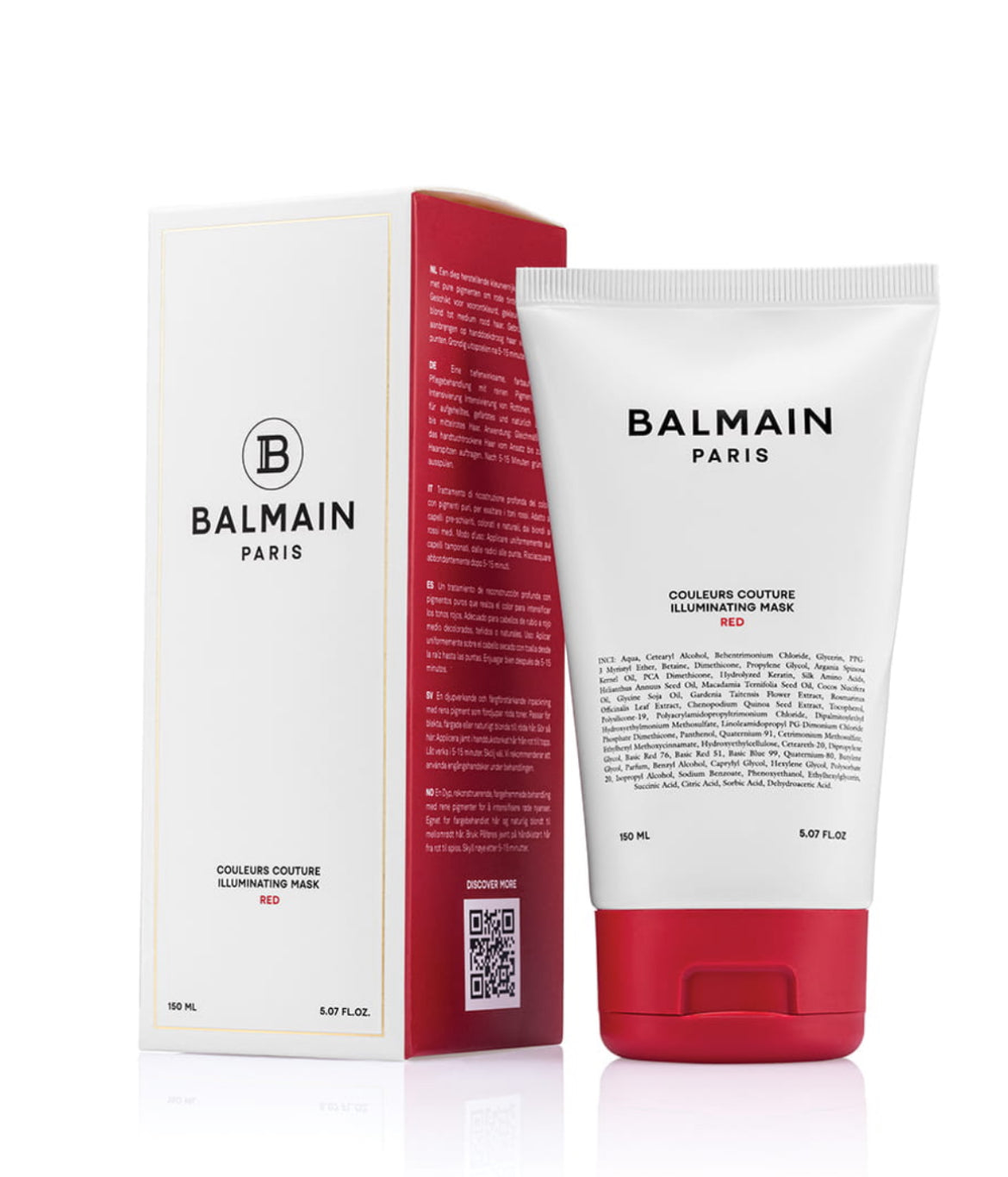 Illuminating Colour Mask, Red Rozświetlająca maska Red 150ml