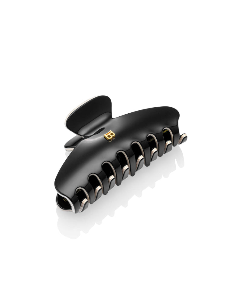 Klamerka do Włosów Czarno-Biała Średnia