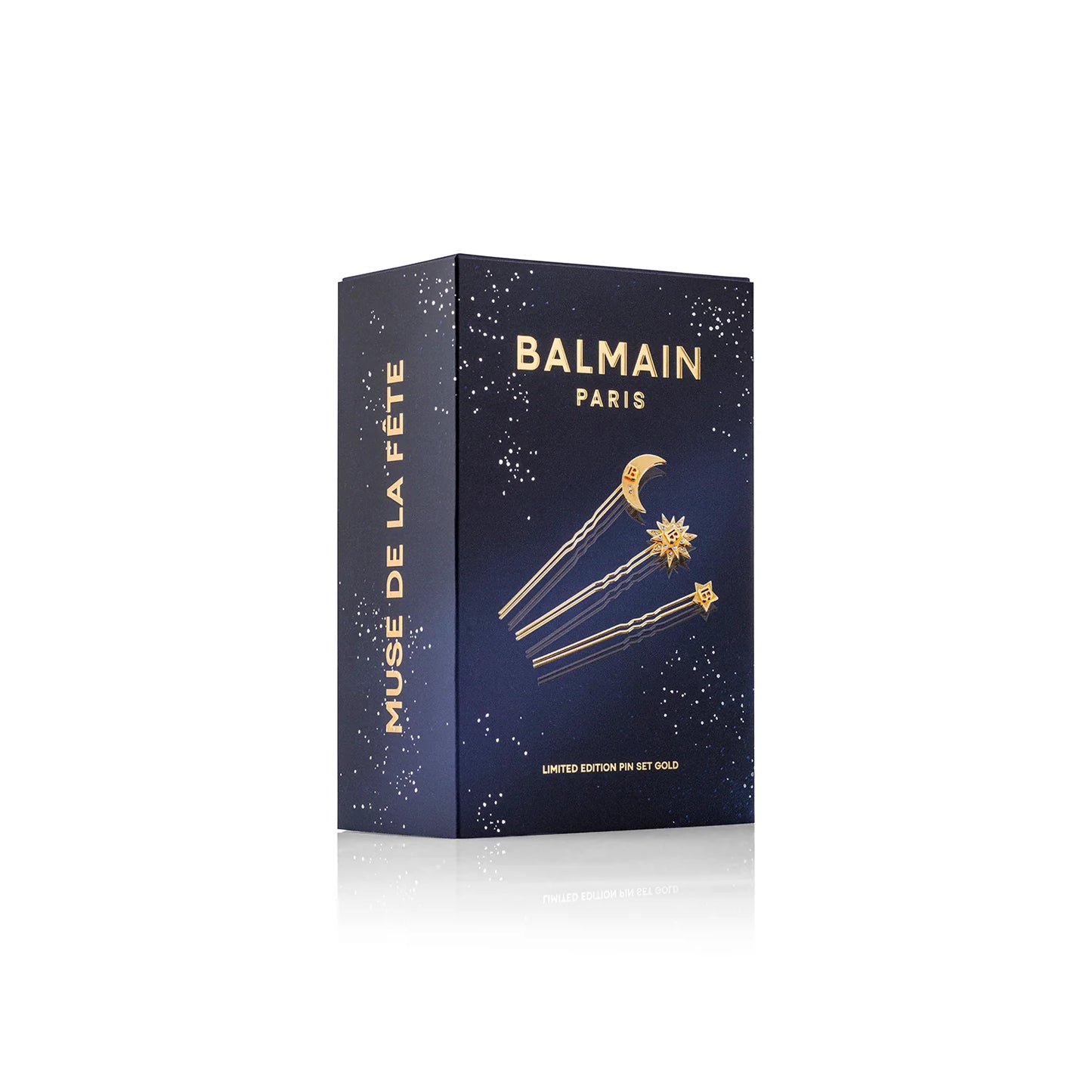 Zestaw 3 wsuwek z ozdobnymi Limited edition pin set gold